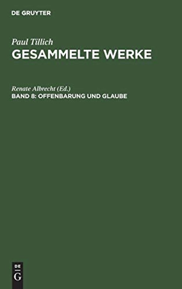 Offenbarung und Glaube – Schriften zur Theologie II