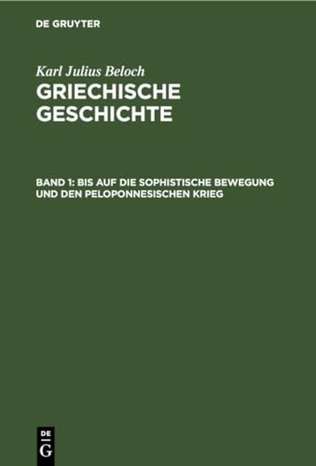 Bis auf die sophistische Bewegung und den Peloponnesischen Krieg