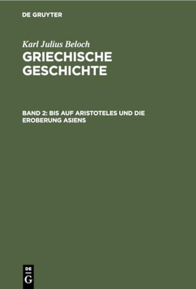 Bis Auf Aristoteles Und Die Eroberung Asiens