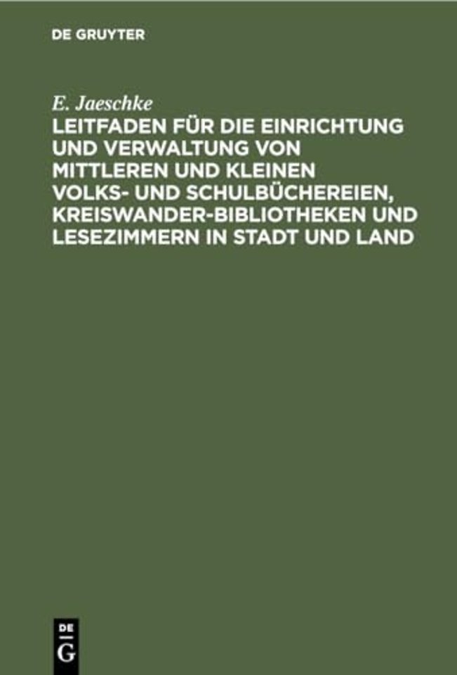 Leitfaden für die Einrichtung und Verwaltung von – Für die Praxis dargestellt