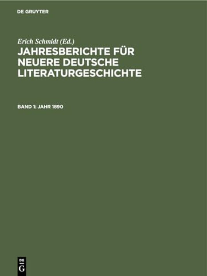 Jahr 1890