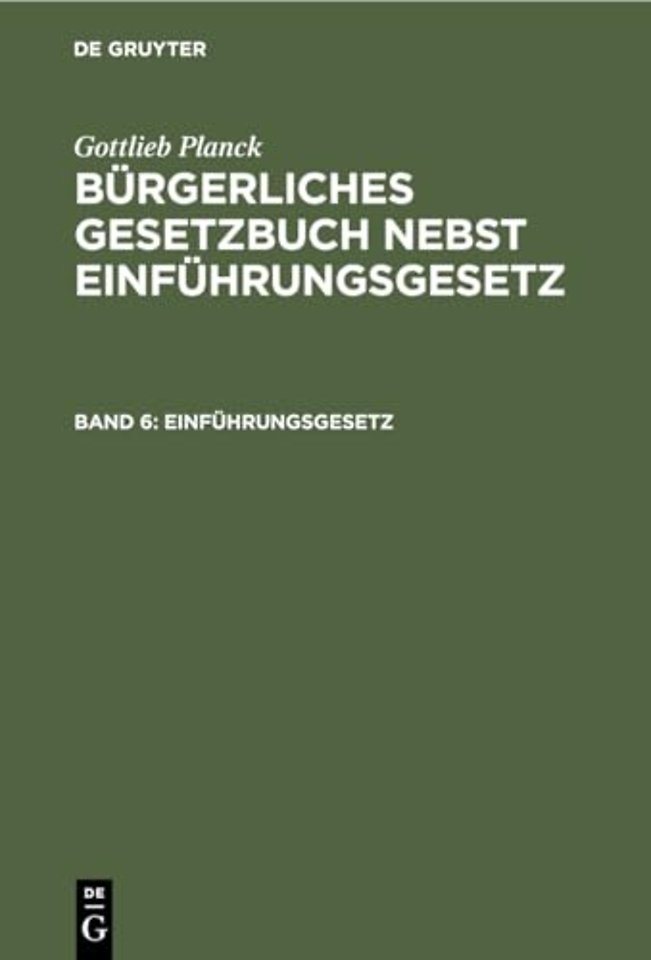 Einfuhrungsgesetz