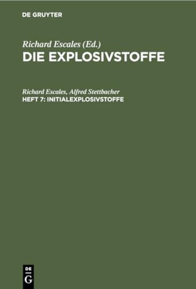 Initialexplosivstoffe
