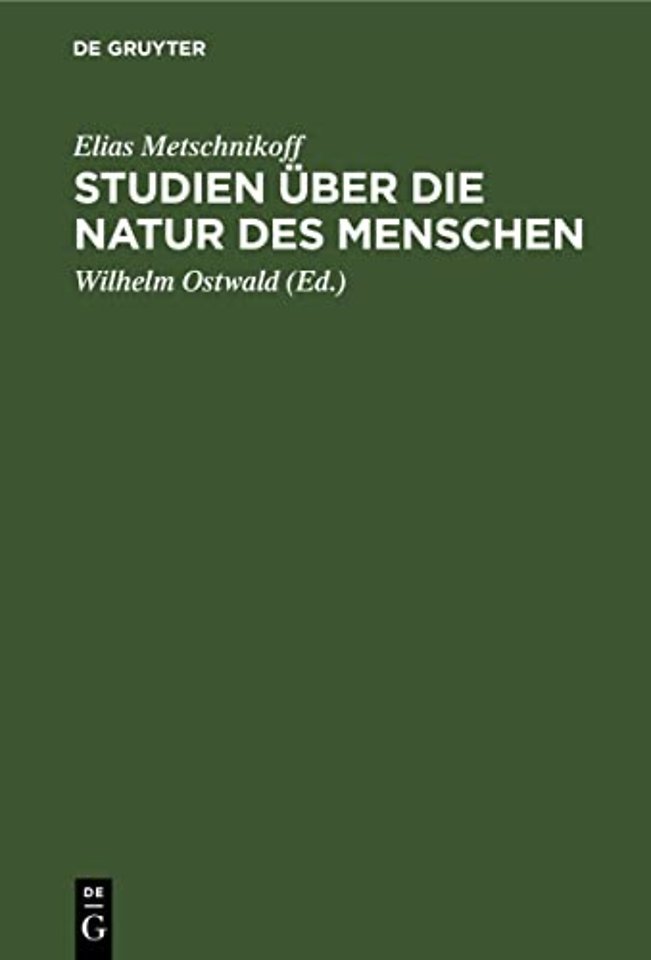Studien Uber Die Natur Des Menschen