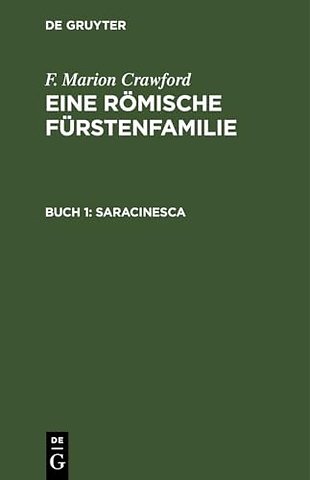 Saracinesca – In zwei Teilen