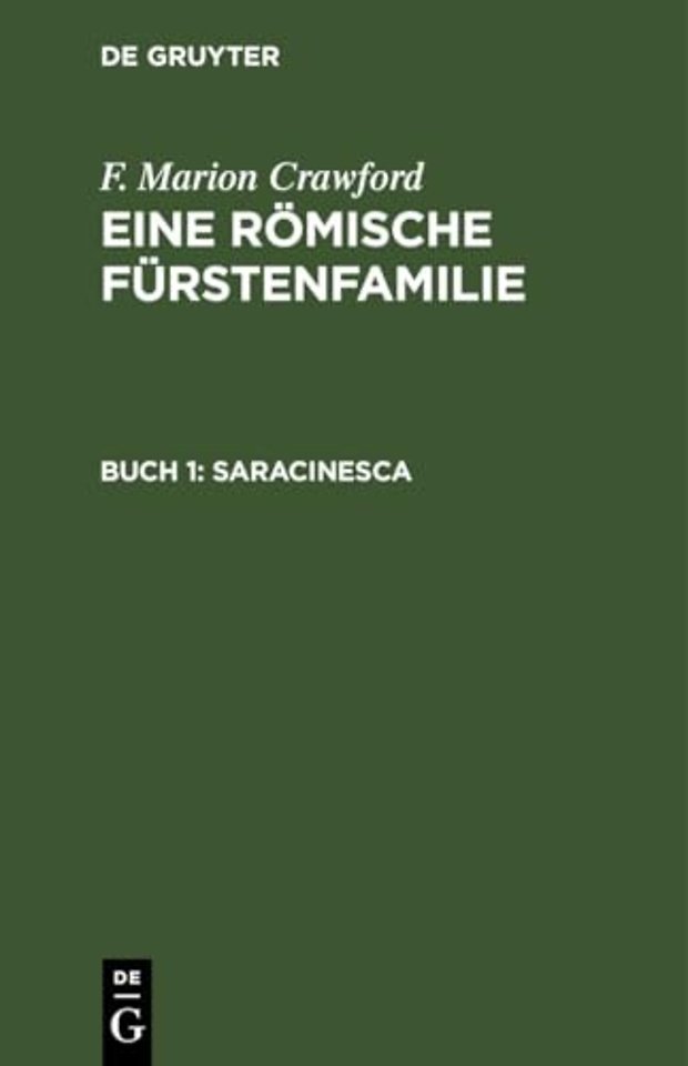 Saracinesca – In zwei Teilen