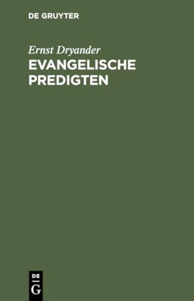 Evangelische Predigten