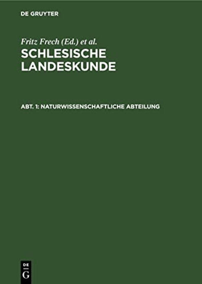 Naturwissenschaftliche Abteilung