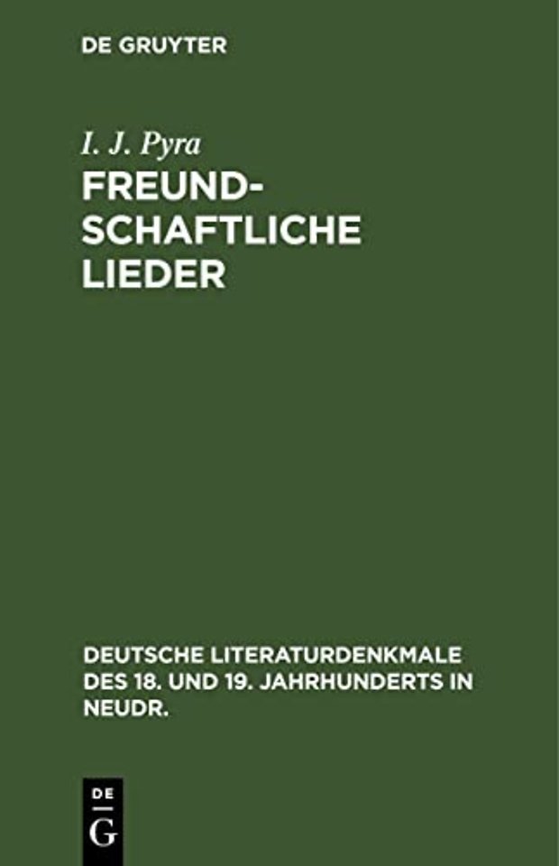 Freundschaftliche Lieder