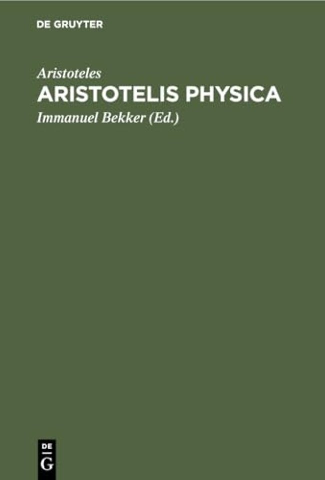 Aristotelis Physica