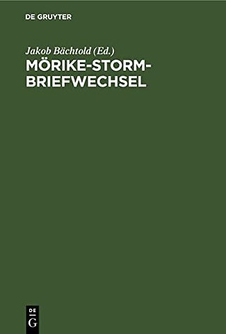 Mörike–Storm–Briefwechsel