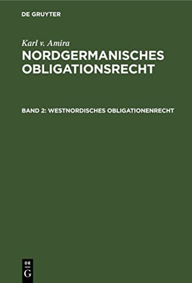 Westnordisches Obligationenrecht