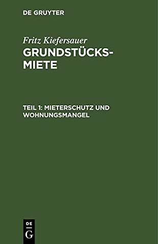 Mieterschutz und Wohnungsmangel