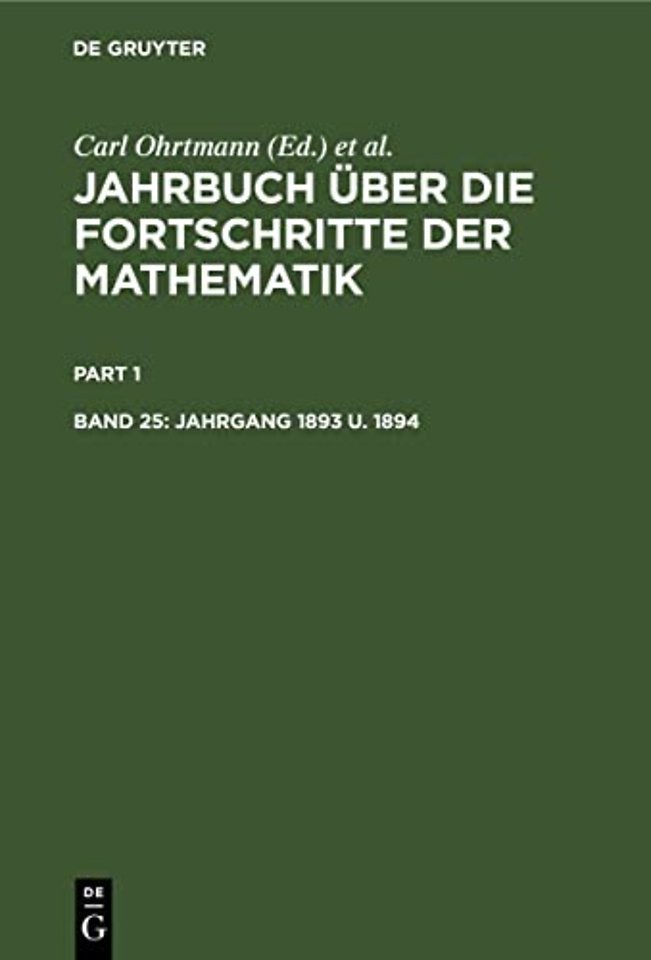 Jahrgang 1893 u. 1894