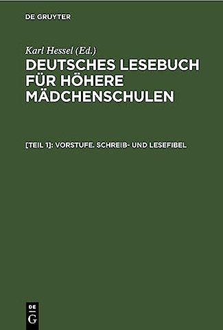 Vorstufe. Schreib– und Lesefibel – Auf phonetischer Grundlage