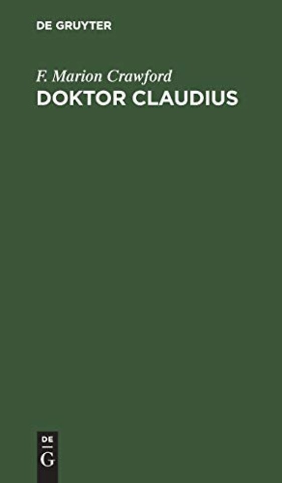 Doktor Claudius – Eine wahre Geschichte