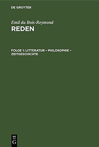 Litteratur – Philosophie – Zeitgeschichte