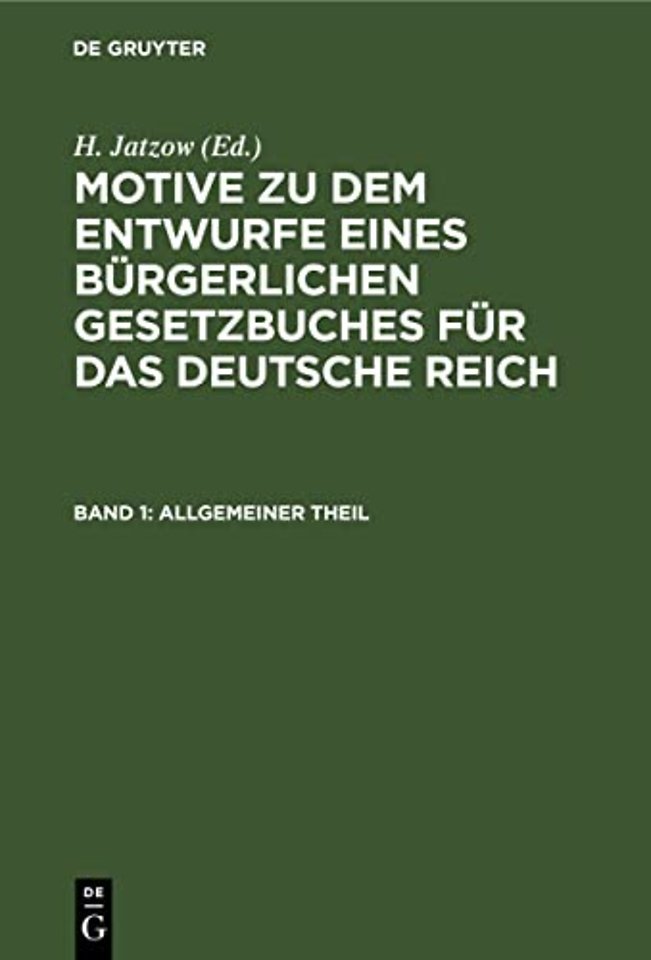 Allgemeiner Theil