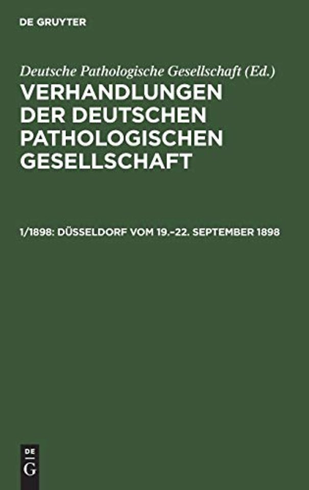 Dusseldorf Vom 19.-22. September 1898
