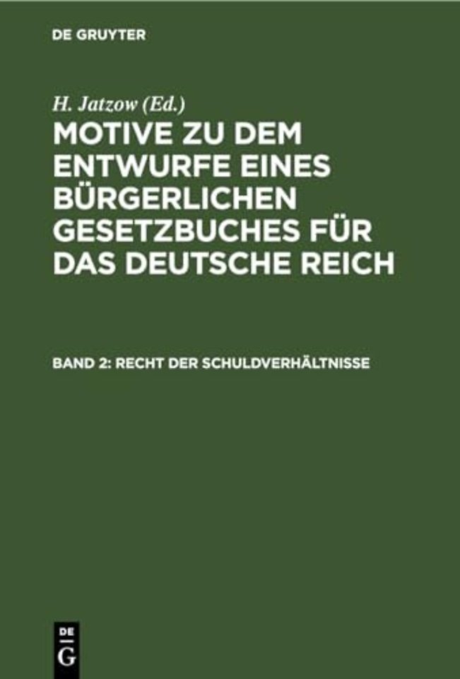 Recht der Schuldverhältnisse