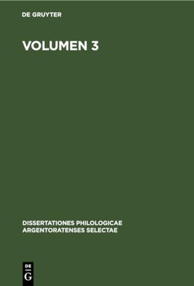 Volumen 3