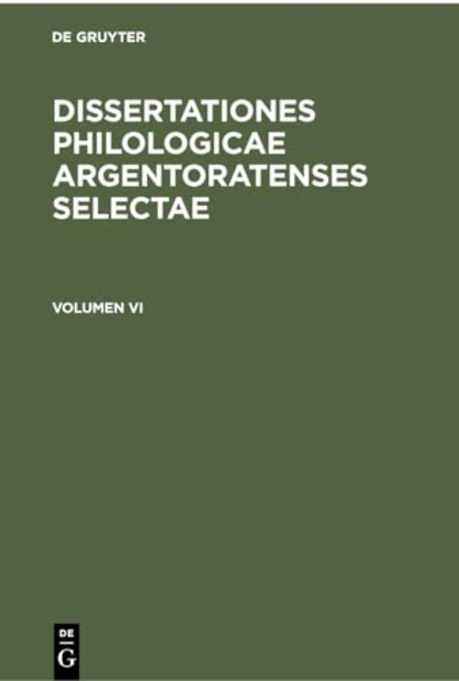 Volumen VI