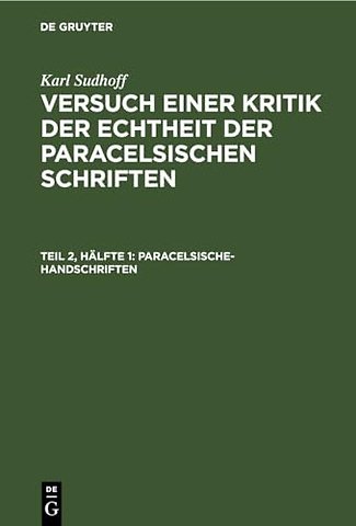 Paracelsische–Handschriften