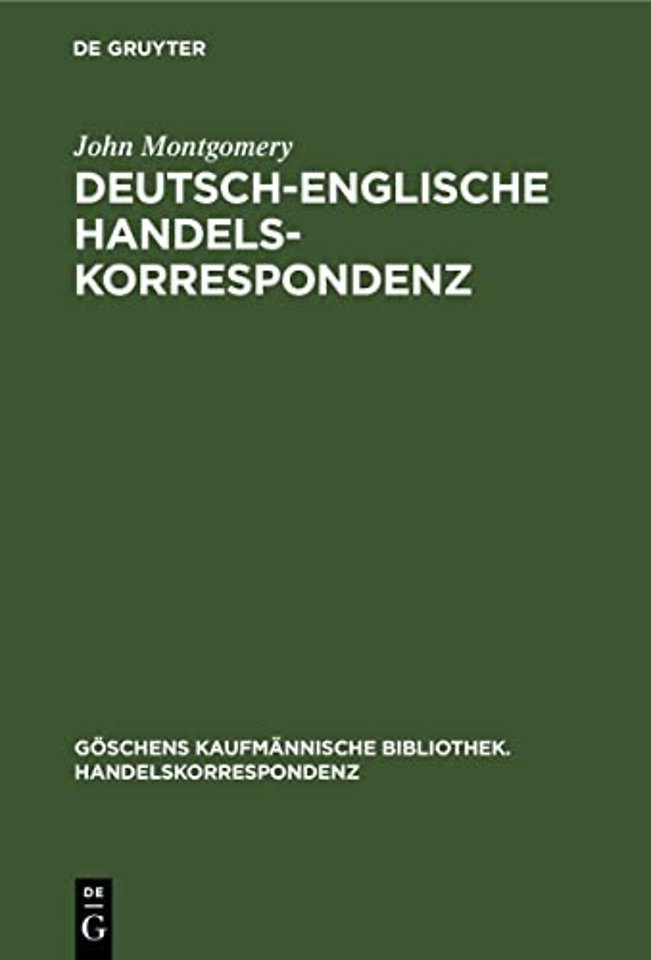 Deutsch–Englische Handelskorrespondenz
