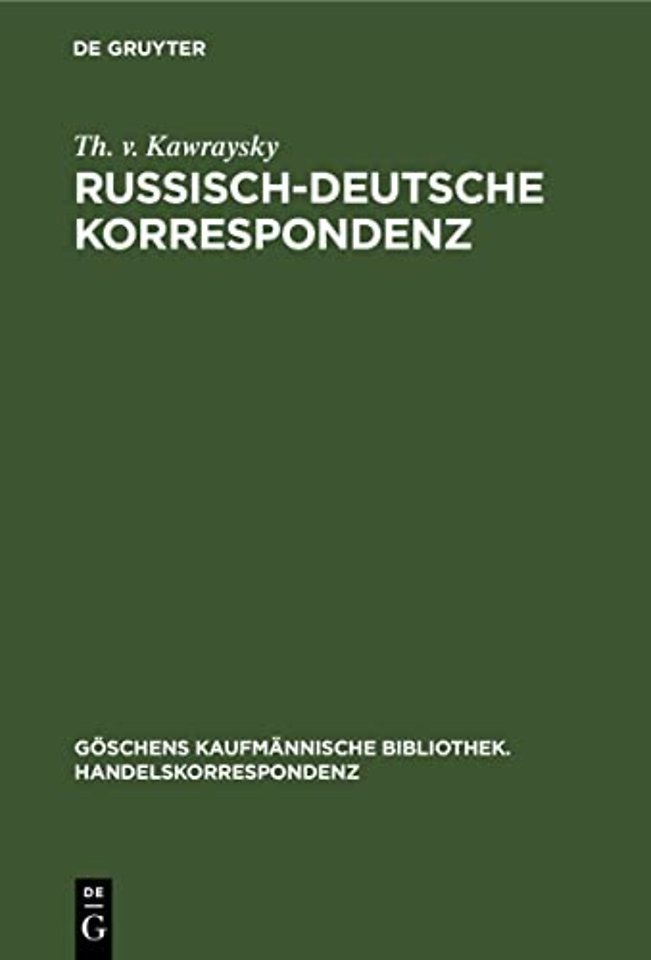 Russisch–Deutsche Korrespondenz