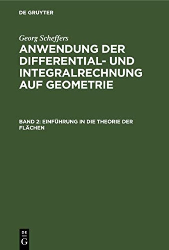 Einführung in die Theorie der Flächen