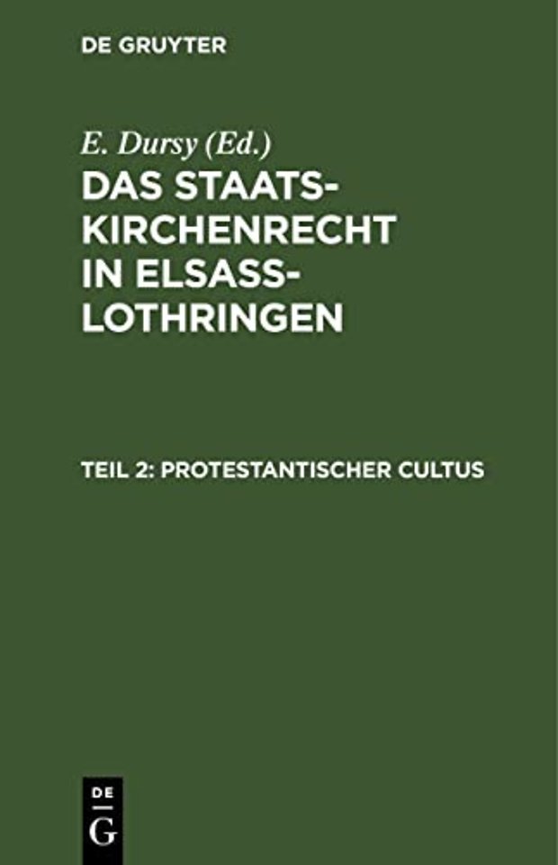 Protestantischer Cultus