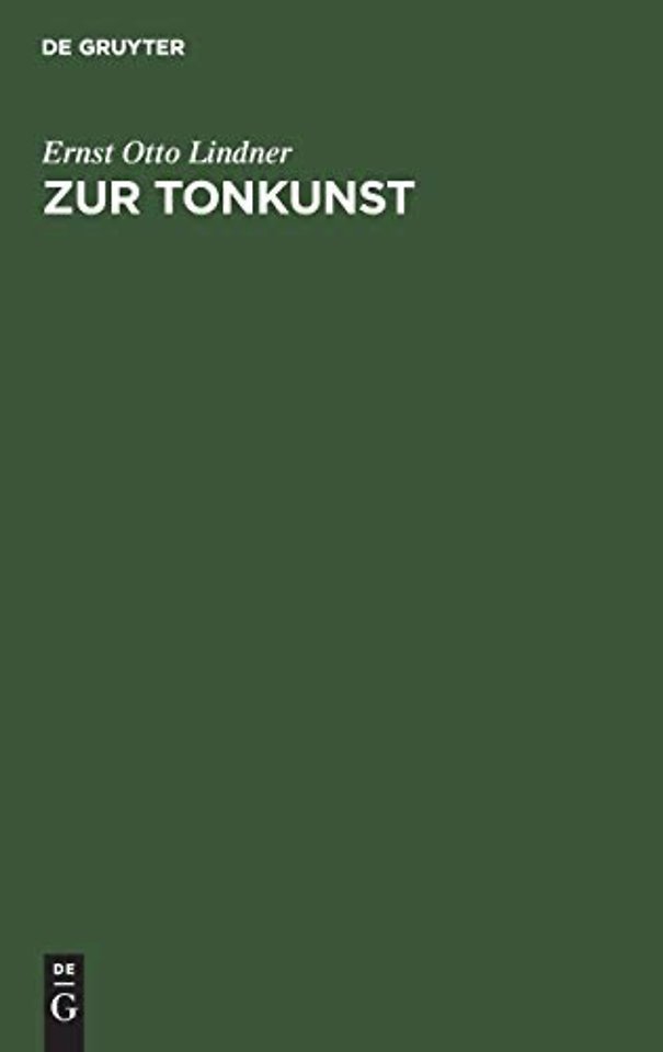 Zur Tonkunst – Abhandlungen
