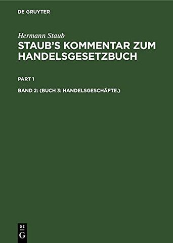 (Buch 3: Handelsgeschafte.)