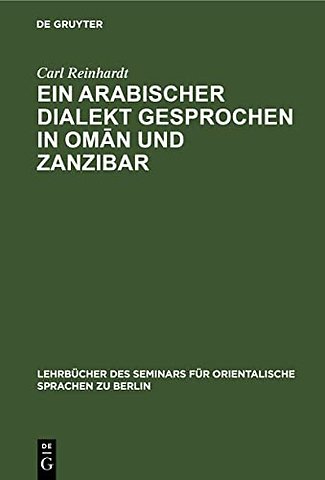 Ein Arabischer Dialekt Gesprochen in Omān Und Zanzibar