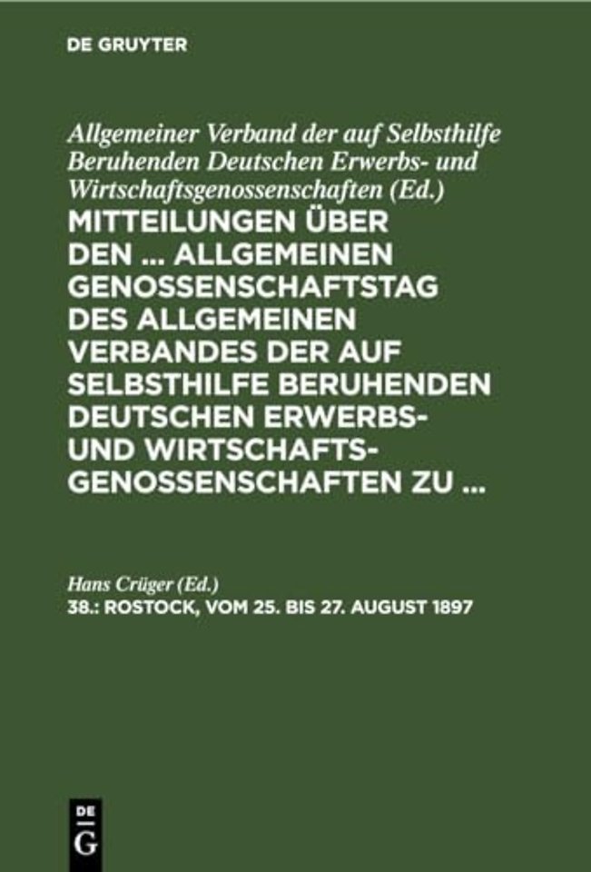 Rostock, vom 25. bis 27. August 1897