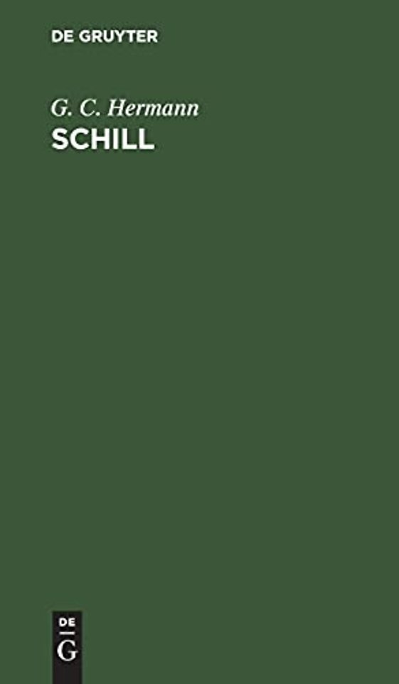 Schill – Ein Drama in fünf Akten
