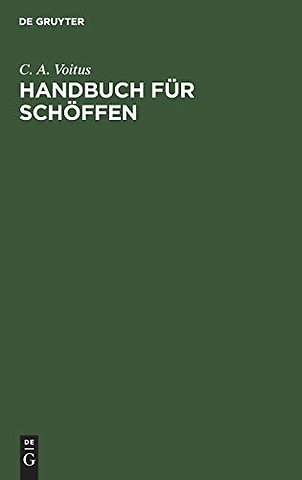 Handbuch für Schöffen