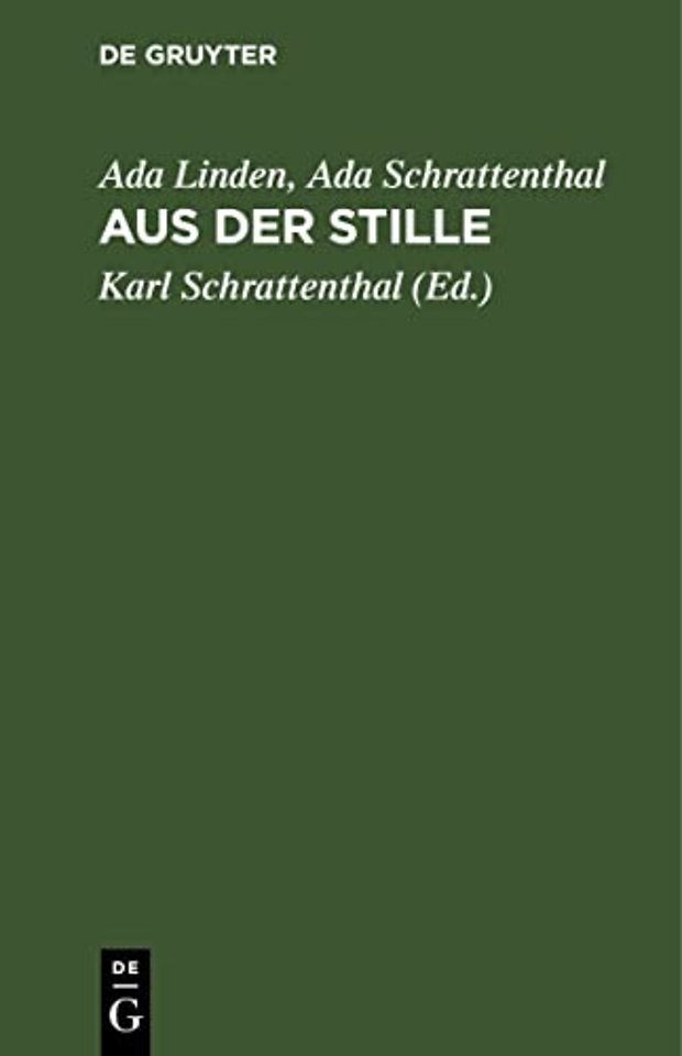 Aus der Stille
