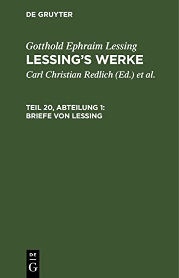 Briefe von Lessing