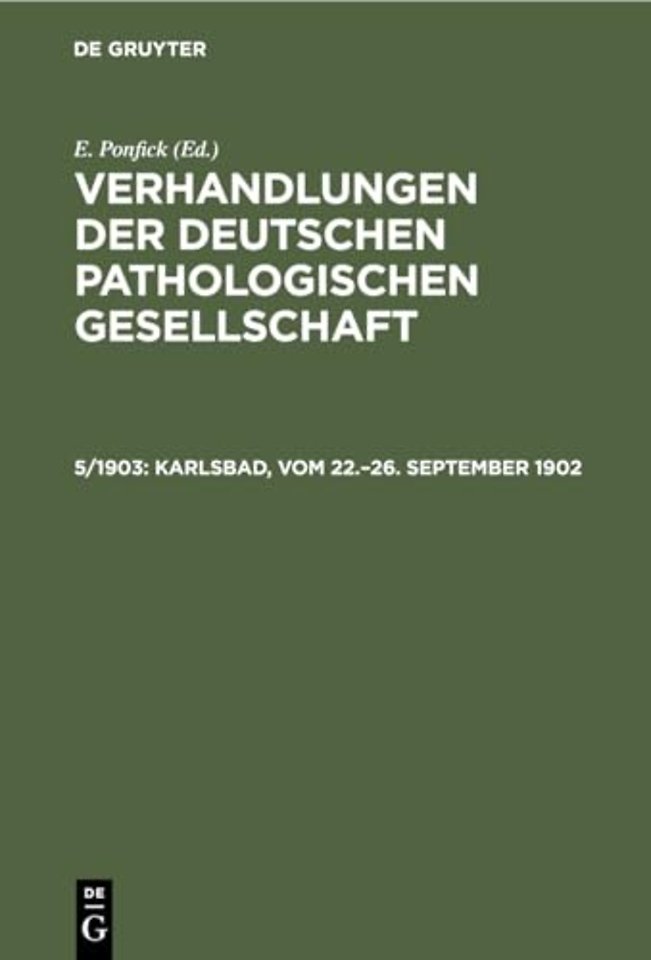 Karlsbad, Vom 22.-26. September 1902