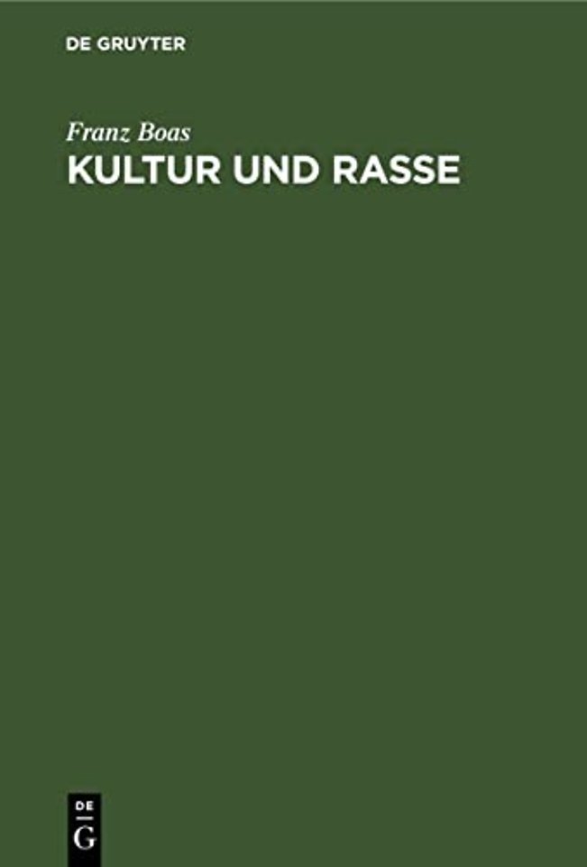 Kultur und Rasse