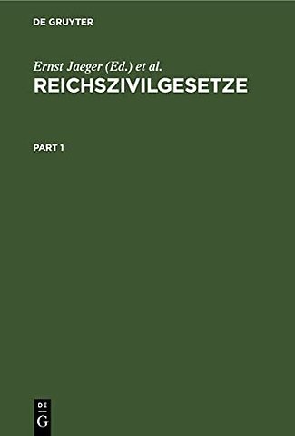 Reichszivilgesetze. (Ausgabe für Sachsen) – Eine Sammlung der wichtigsten Reichsgesetze über bürgerliches Recht und Rechtspflege