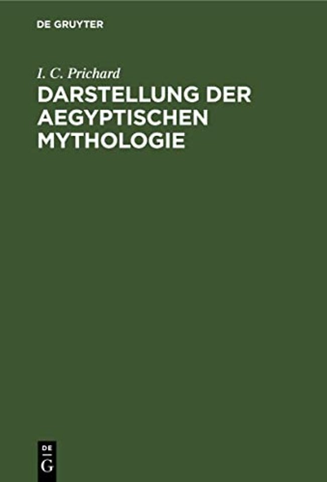 Darstellung Der Aegyptischen Mythologie