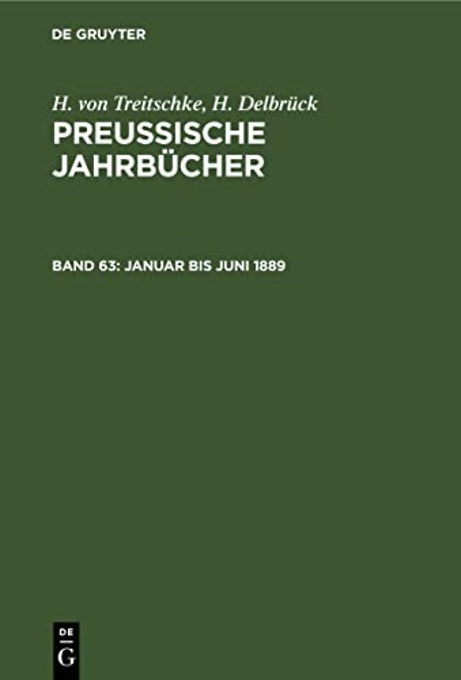 Januar bis Juni 1889