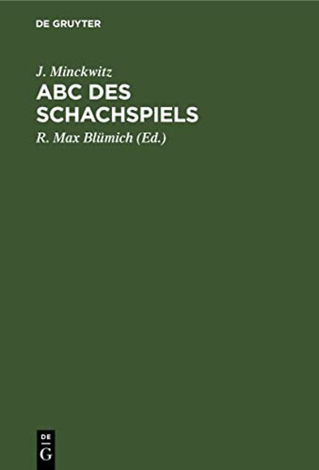 ABC Des Schachspiels