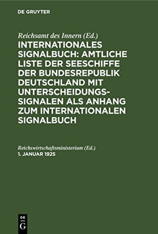 1. Januar 1925