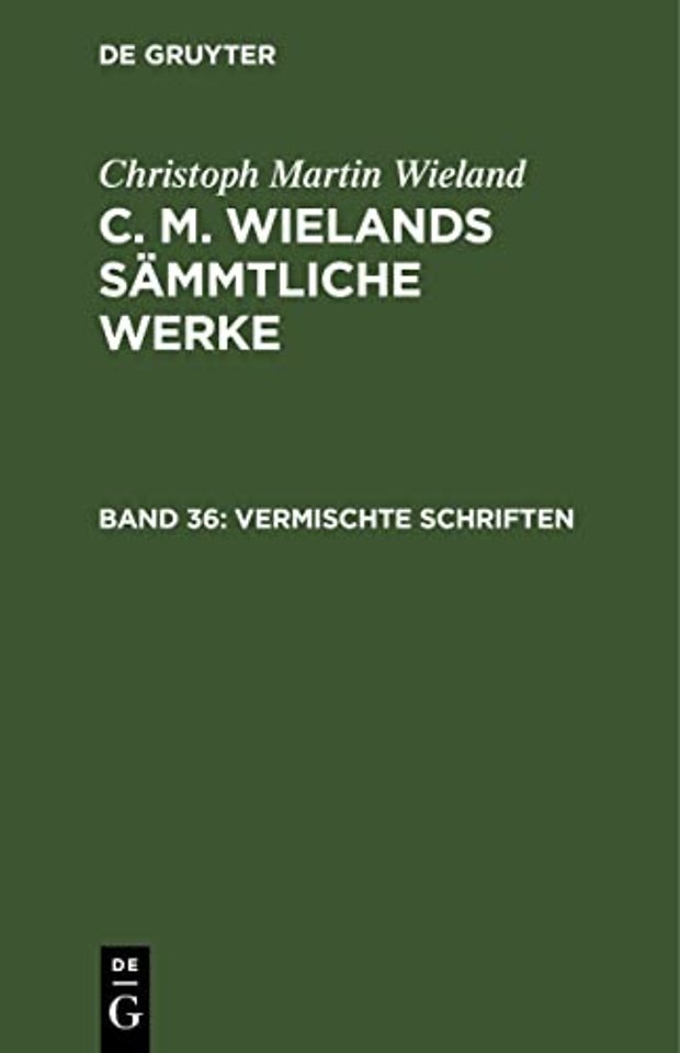 Vermischte Schriften