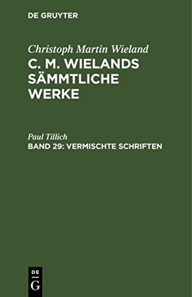 Vermischte Schriften
