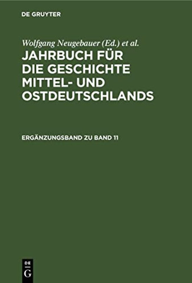 Erganzungsband Zu Band 11