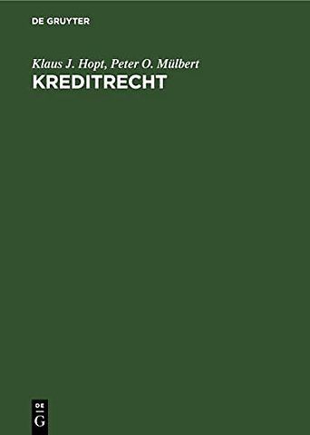 Kreditrecht – Bankkredit und Darlehen im deutschen Recht